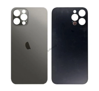 Apple iPhone 12 Pro - Sklo Zadního Housingu (Graphite)